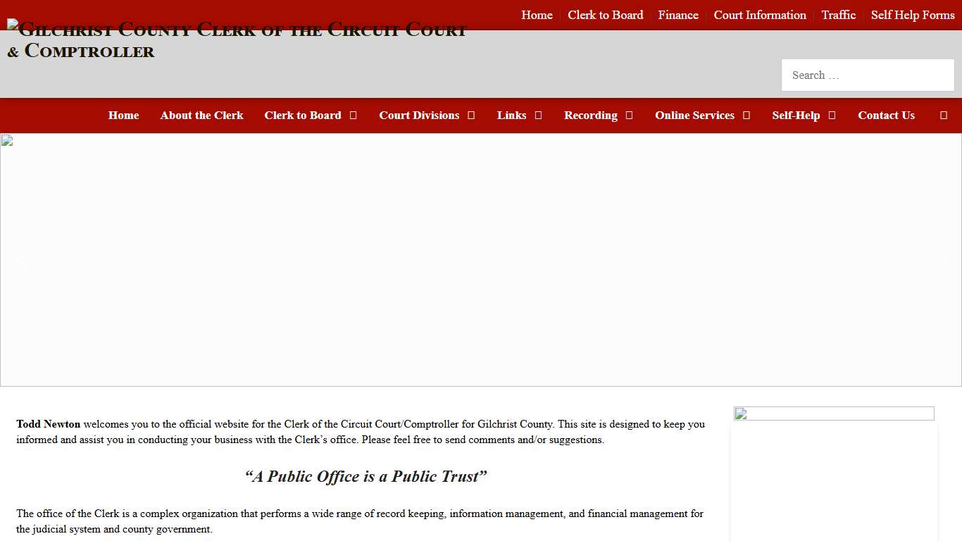 Gilchrist County Clerk of the Circuit Court & Comptroller